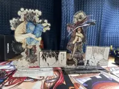 デスノート展 アクリルジオラマ 夜神月 L 2点セット＋入場者特典
