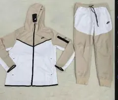 【極美品】NIKE テックフリース セットアップ 上下セット サンド M