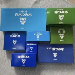 講談社こどもすこやか教室　木製ブロックセット 他