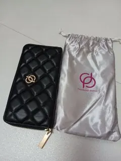 Provence dream キルティング 長財布 ブラックのサムネイル