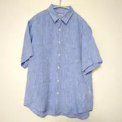 【SCHIATTI】スキャッティ リネン 半袖シャツ Mのサムネイル
