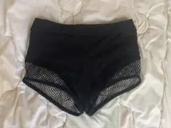 SHEIN ブラック メッシュショートパンツ M
