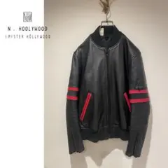 N.HOOLYWOOD シングルライダースジャケット レザー　牛革 N.HOOLYWOOD TEST PRODUCT EXCHANGE SERVICE 革ジャン ライダース