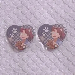 忍たま乱太郎 ナンジャタウン ハート缶バッジ 山田利吉 缶バッジ