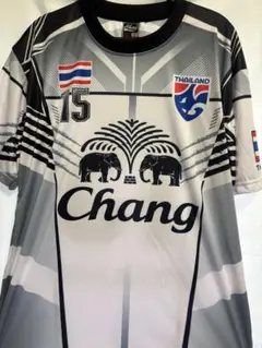 タイサッカーリーグ　プラクティスシャツ　XL ChangBEER グレー