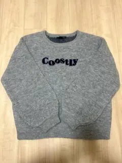 Heather グレー ニットセーター 長袖