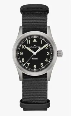 HAMILTON ブラックアナログ腕時計 70187997b_b_06_215.jpg