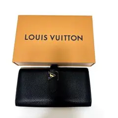 美品■ LV ルイヴィトン ヴェルティカル ウォレット 黒　財布