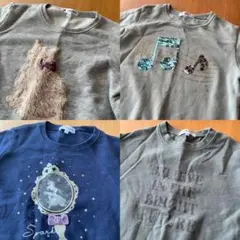 GLOBAL WORK キッズ スウェット 130cm 4枚セット