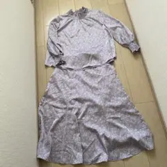 SNIDEL 花柄セットアップ パープル