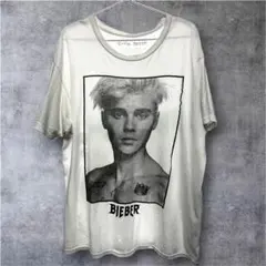 Justin Bieber フォトプリント Tシャツ XLのサムネイル