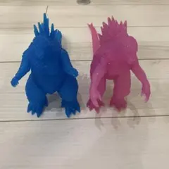 GODZILLA クリアラメピンク ブルー ムービーモンスターシリーズ 2個のサムネイル