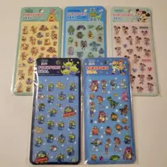 ディズニーぷくぷくシール　5枚おまとめ