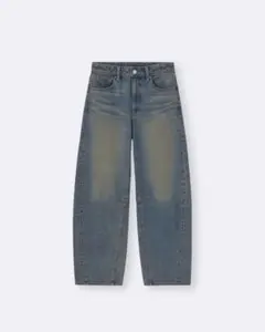 GU バレルレッグパンツ　M