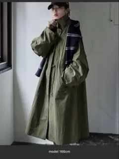 etoll. スタンドカラーミリタリーコート