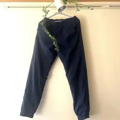 ネイビー 長ズボン フリース裏地ユニクロキッズ　紺ボアパンツ　XL