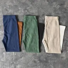 美品★マーキーズ MARKEY'S クレイジー ワッフル レギンスパンツ 110