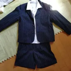 ストライプスーツセット　120