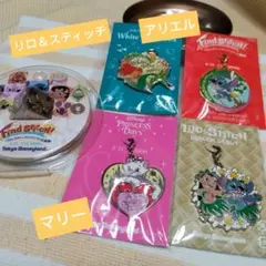 リロ＆スティッチ・アリエル・マリーの非売品 チャームセット