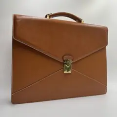 美品✨ランセル ビジネスバッグ ブリーフケース レザー A4 書類鞄 キャメルのサムネイル