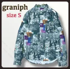 総柄シャツ 長袖
