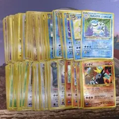 【被りなし・ポケモンのみ】ポケモンカード　旧裏　キラ　80枚　まとめ売り