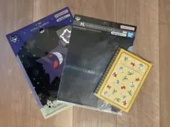 ポケモン クリアファイル2種＆ノート セットゲンガー／スカーレット・バイオレット