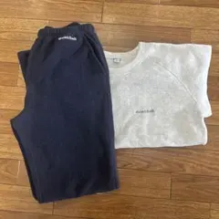 mont-bell フリースジャケット 160 & ライトスウェットパンツ160