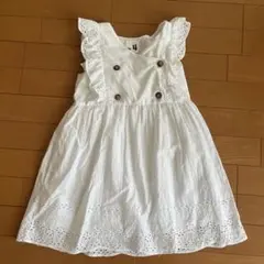 COTTON ON KIDS ノースリーブワンピース サイズ4 ホワイトのサムネイル