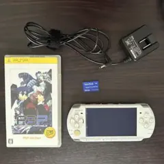 【動作確認済】PSP3000 パールホワイト本体とソフトセット【ジャンク】