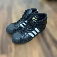 adidas pro model スーパースター ブラック/ホワイト ハイカット