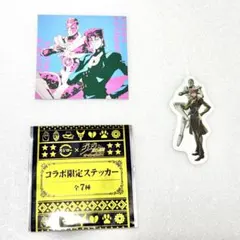 スシロー ジョジョ ステッカー ピック　花京院典明 2点セット　一番くじ