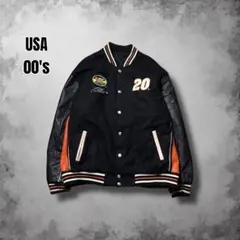 NASCAR ウールスタジャン リバーシブル モンテカルロ y2kヴィンテージ