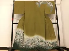 着物●訪問着　作家物　辻が花　絞り　暈し染め　正絹　逸品