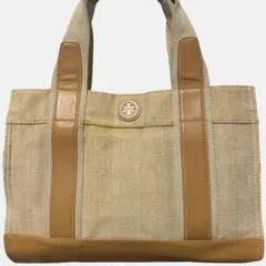希少✨トリーバーチ　トートバッグ　ハンドバッグ　ベージュ　キャンバス