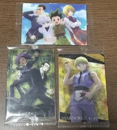 HUNTER×HUNTER ウエハースカード レオリオ キルア ゴン クラピカ