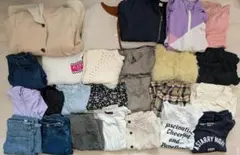 キッズ服　130〜140　こども服　まとめ売り　25点セット　秋冬服　女の子