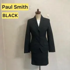 【希少】Paul Smith BLACK 高級生地ストライプ　ステッチサイズ M