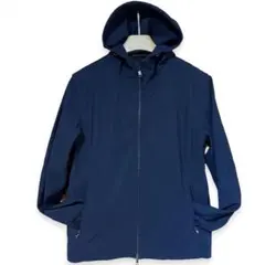 Theory フード付きナイロンジャケット ネイビー　（S）