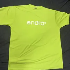 andro 卓球用 ユニホーム ライムグリーン 廃盤デザイン