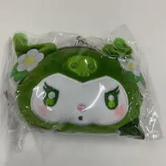 サンリオ　ミニフェイスポーチ　抹茶　サンリオ　小物入れ　がまぐち　クロミ