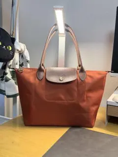 美品 LONGCHAMP ロンシャン ル・プリアージュ M オレンジ 正規品のサムネイル