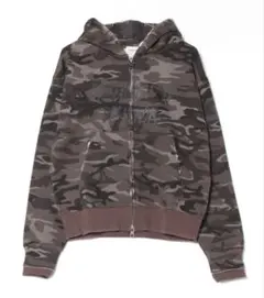 ander hunk カモフラージュダブルジップアップパーカー y2k