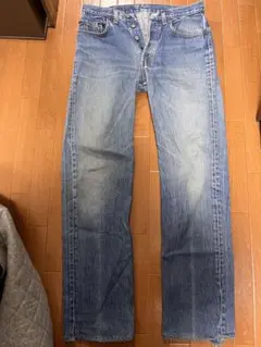 Levi's 501ライトブルー ストレートデニム L34