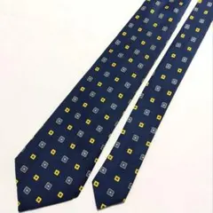 「極美品」フランコバッシ ネクタイ 小紋柄 ドット イタリア製 シルク100%