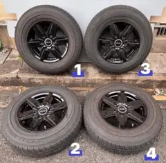 MICHELIN 17インチ ブラックホイールセット ランドクルーザープラド