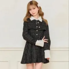 即発送 格安 apres jour ツイード セットアップ 2点セット