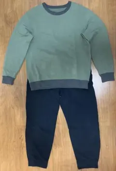 ウルトラストレッチスウェットセットMEN L GREEN