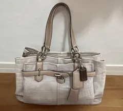 COACH⭐︎クロコダイル風 ショルダーバッグ