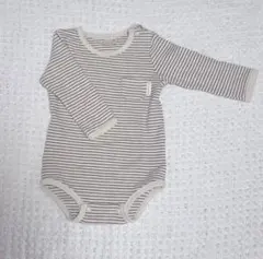 ストライプ 長袖 ロンパース